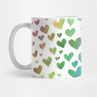 Love Is Love Rainbow Heart Cascade Mug